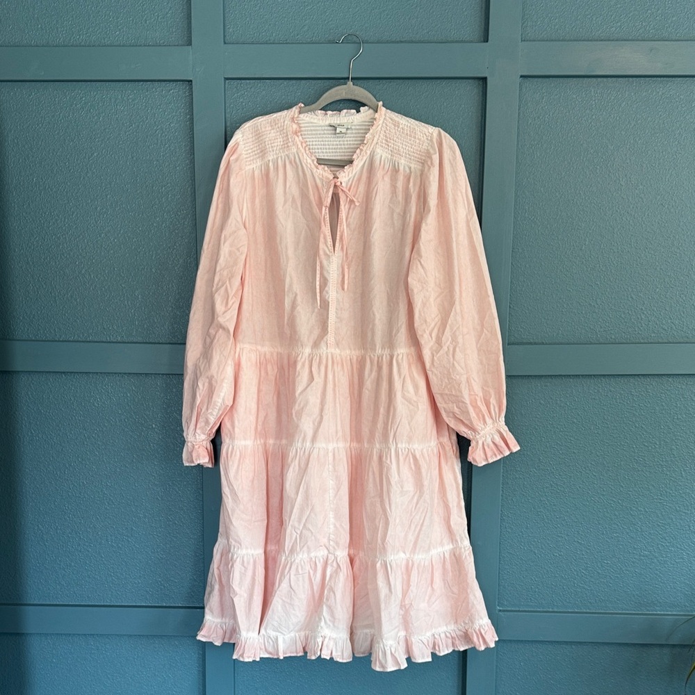 Anthropologie Othilia Light Pink Dress